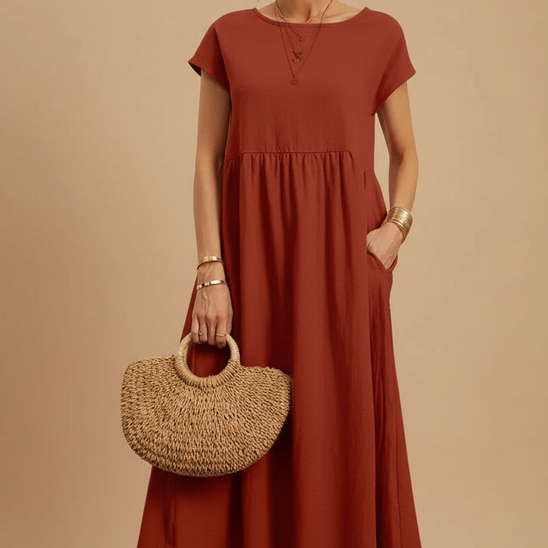 Vestido Terracota
