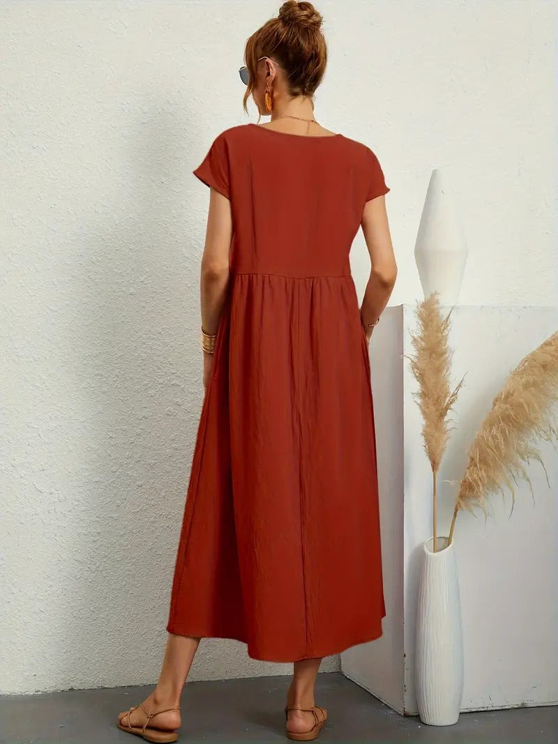 Vestido Terracota