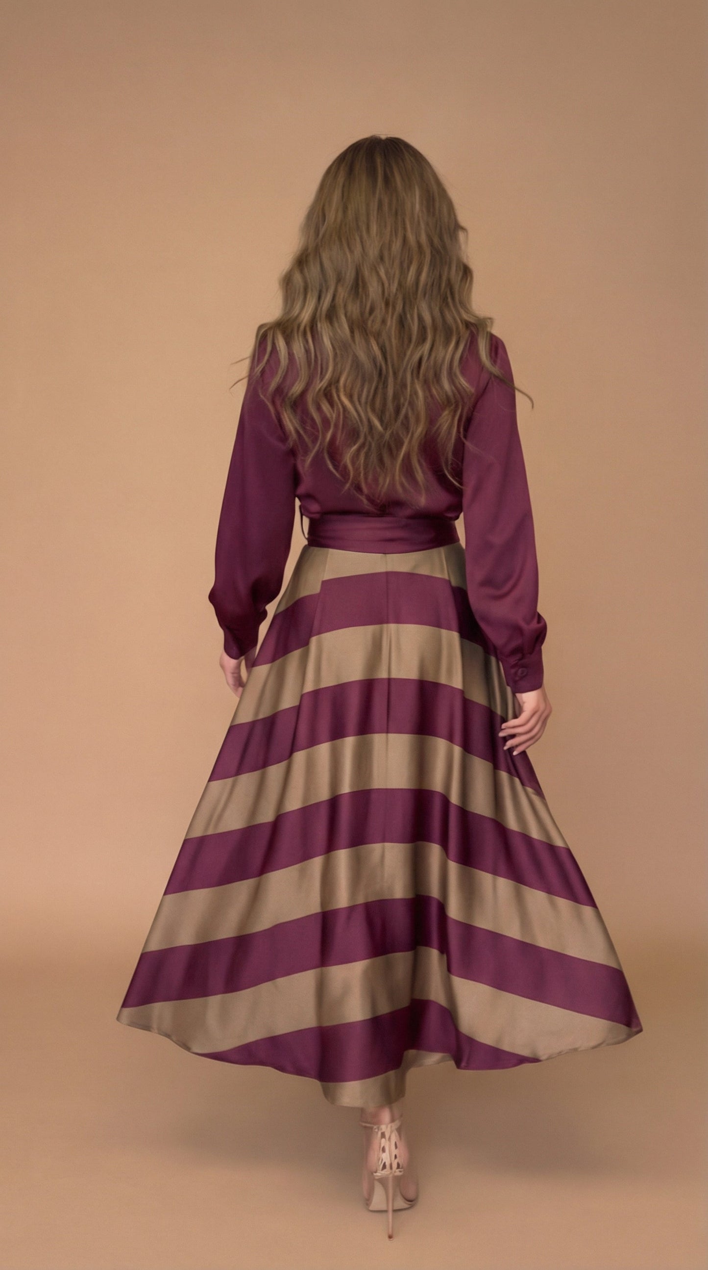 Vestido Elegance Rayas