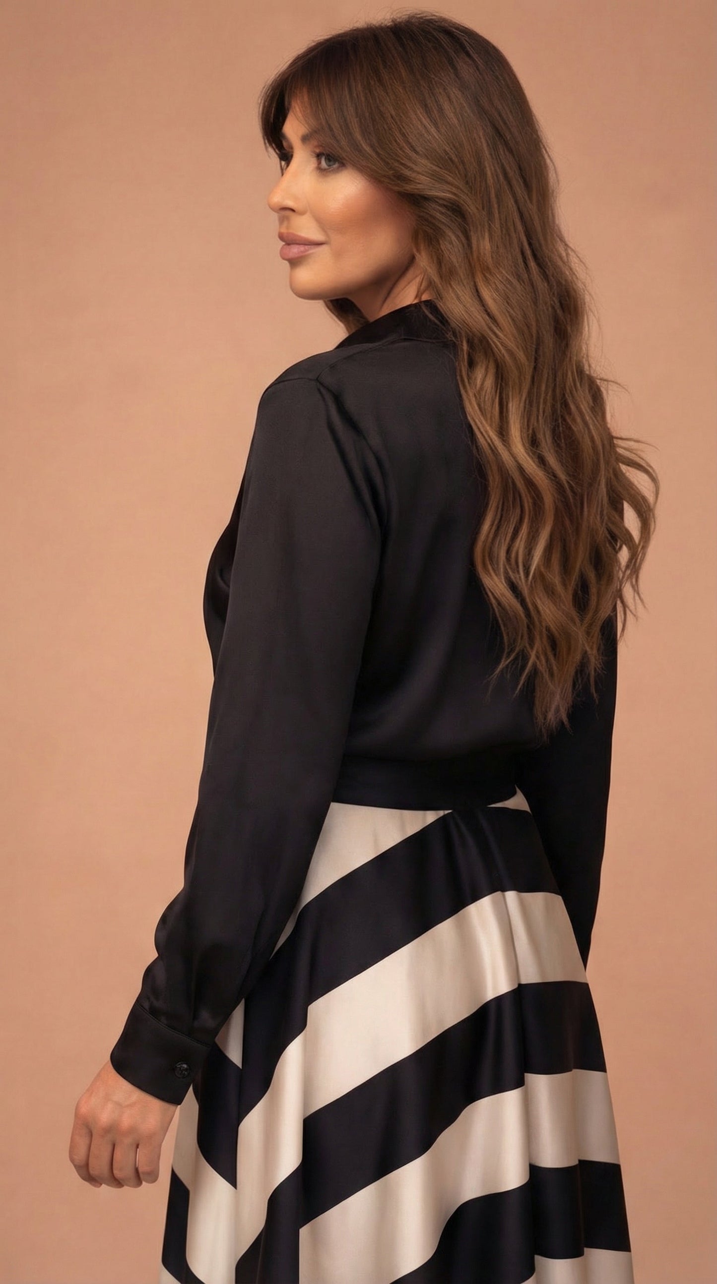 Vestido Elegance Rayas